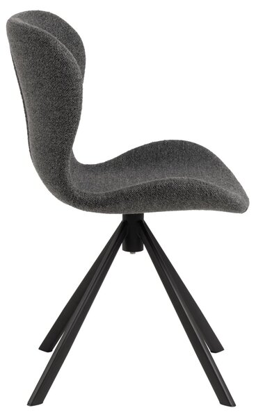 Scaun dining Batilda -A1, Gri, 81x46.5x53 cm
