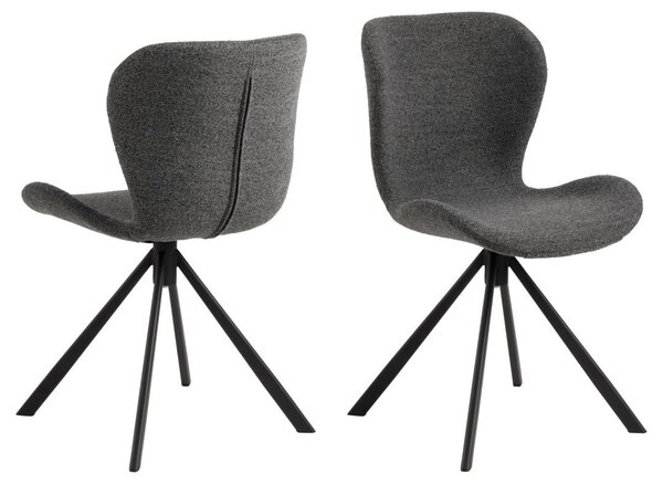 Scaun dining Batilda -A1, Gri, 81x46.5x53 cm