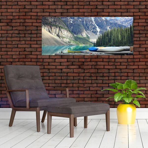 Tablou - Moraine Lake (120x50 cm)