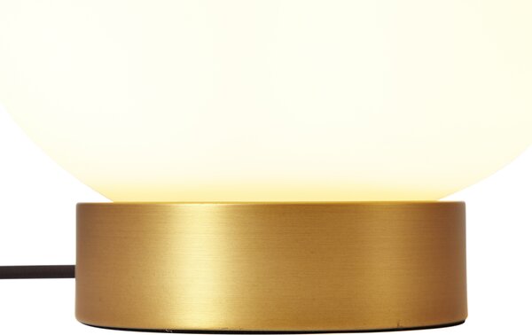 Lampă de masă de design din alamă cu sticlă opal - Sally