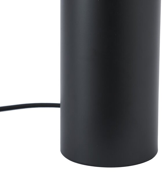 Lampă de masă modernă neagră 24cm - Cylinder