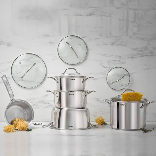 Set de vase pentru gătit 10 buc. din inox Intuition – Tefal