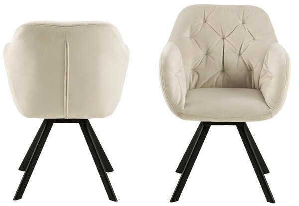 Scaun dining Lola, Maro, 81.5x57.5x61.5 cm