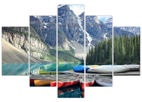 Tablou - Moraine Lake (150x105 cm)