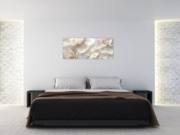 Tablou - Bujori Delicați (120x50 cm)