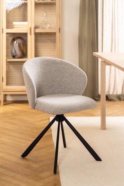 Scaun dining Pippa, Bej, 80x46x58 cm