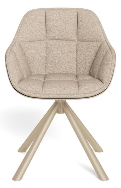 Scaun dining Lenny, Bej, 80x55x57 cm
