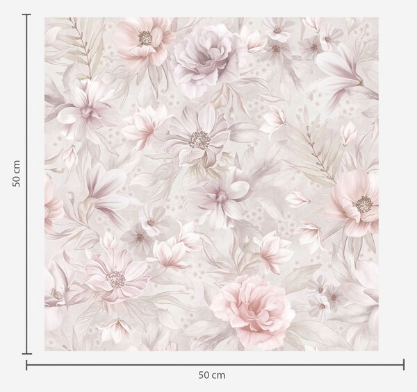 Tapet Model cu flori mari și delicate, Tapet flori, a01133 : Uwalls.ro