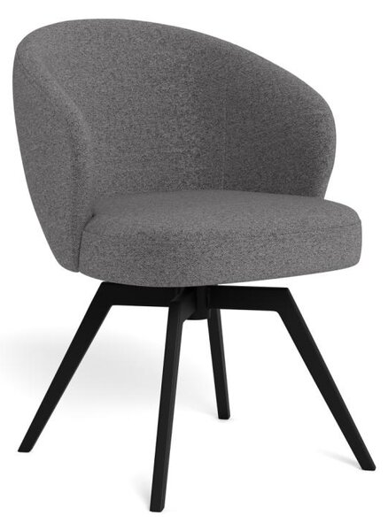 Scaun dining Darlene, Gri, 80x58.5x60 cm