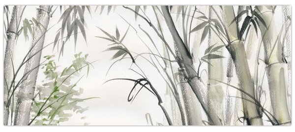 Tablou - Bambuși,desen (120x50 cm)