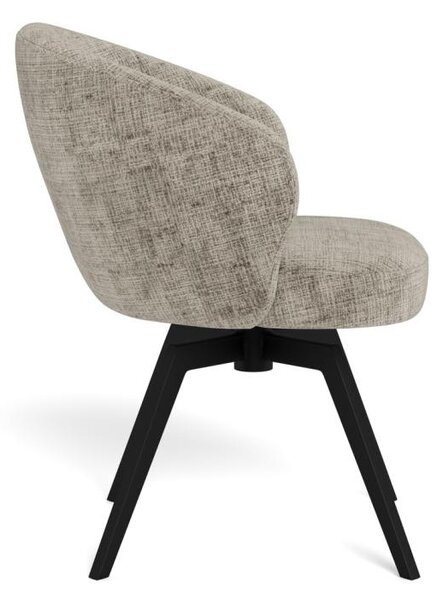 Scaun dining Darlene V1, Gri, 80x58.5x60 cm