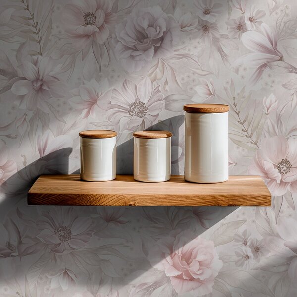 Tapet Model cu flori mari și delicate, Tapet flori, a01133 : Uwalls.ro