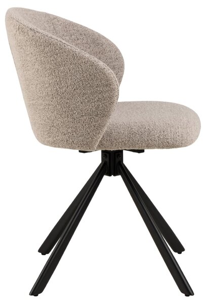 Scaun dining Pippa, Bej, 80x46x58 cm