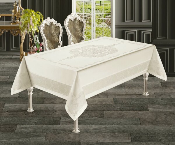 Fata de masa teflonata si impermeabila, 160x300 cm, Crem, Jumbo