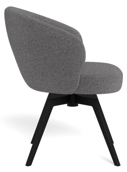 Scaun dining Darlene, Gri, 80x58.5x60 cm