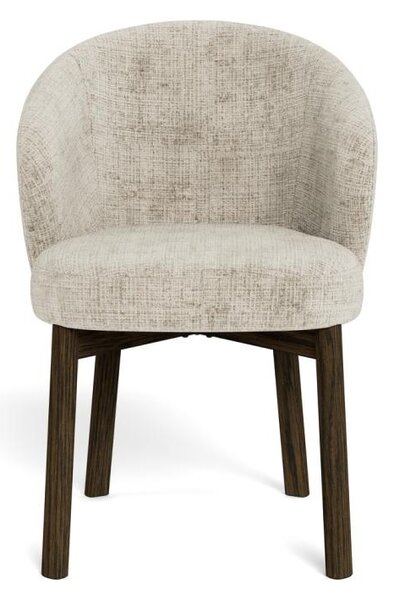 Scaun dining Darlene, Fumuriu mat, 80.5x55.5x60 cm