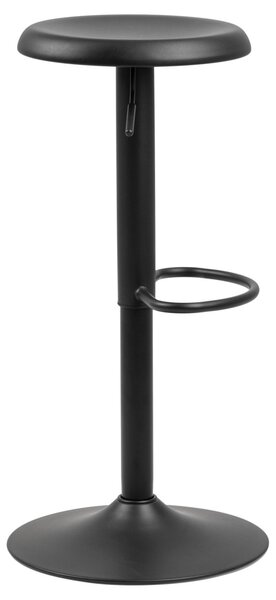 Scaun de bar Finch, Negru, 80x40x40 cm