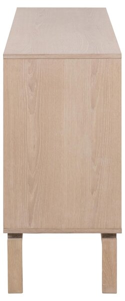 Bufet Linley, Alb, 80x135.4x40 cm