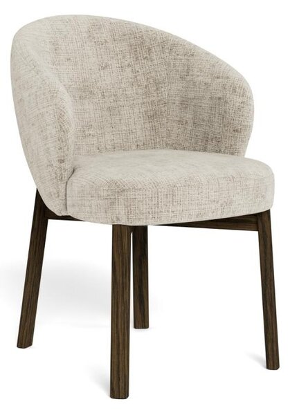 Scaun dining Darlene, Fumuriu mat, 80.5x55.5x60 cm