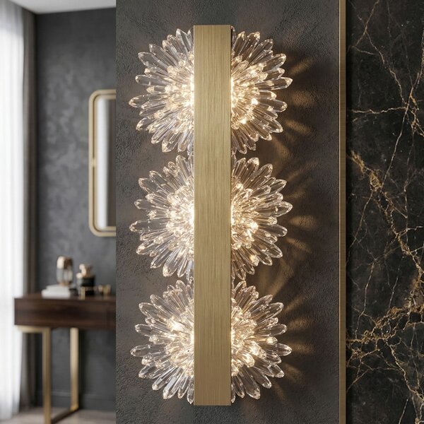 APLICĂ LED DE PERETE G149-3W GOLD BRUSH