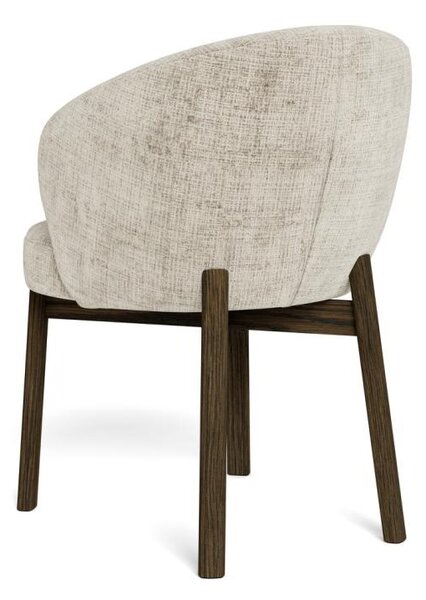 Scaun dining Darlene, Fumuriu mat, 80.5x55.5x60 cm