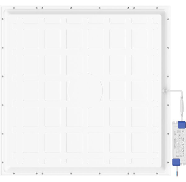 Mexen Brill+, panou LED de tavan 60×60 cm, 48 W, alb neutru 4000K, L201-060-060-4840-20