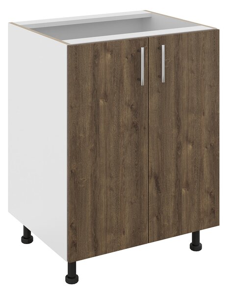 Corp haaus Karo, 2 Usi, Stejar Bronz/Alb, 60 x 50 x 80 cm