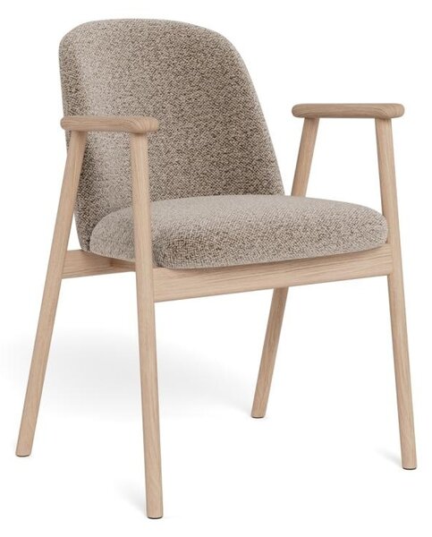 Scaun dining Leo, Alb, 80.5x55.5x57 cm