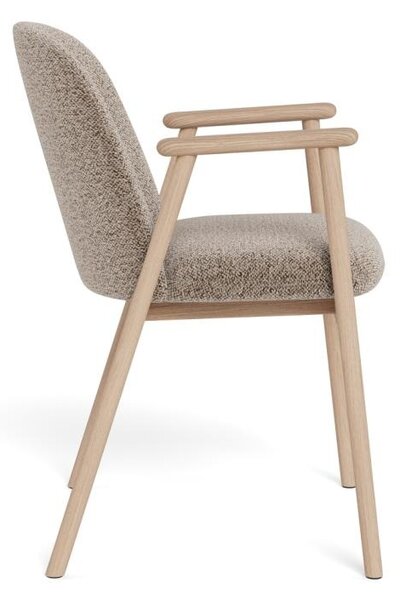 Scaun dining Leo, Alb, 80.5x55.5x57 cm