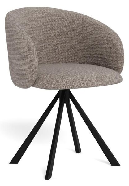 Scaun dining Eleanor, Gri, 79x56x55 cm