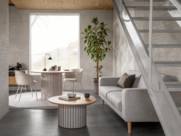 Scaun dining Eleanor V1, Gri, 79x55.5x55 cm