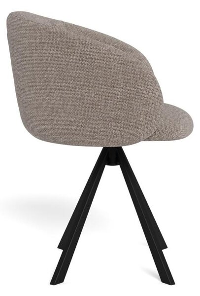 Scaun dining Eleanor, Gri, 79x56x55 cm