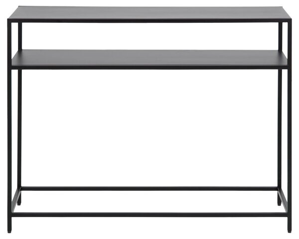 Consola Newcastle, Negru, 79x100x35 cm