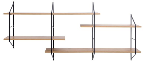 Raft de perete Belfast, Natural, 79x191x25.5 cm