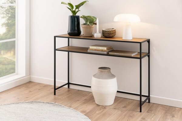 Consola Seaford, Natural, 79x120x35 cm