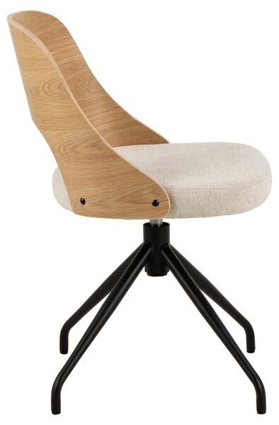 Scaun dining Lucy, Bej, 79x48x53 cm