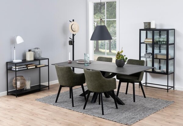Cuier Bremen, Negru, 176x51x45 cm