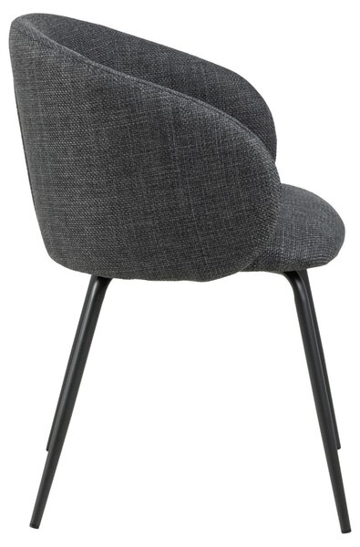 Scaun dining Eleanor, Gri, 79x55.5x55 cm