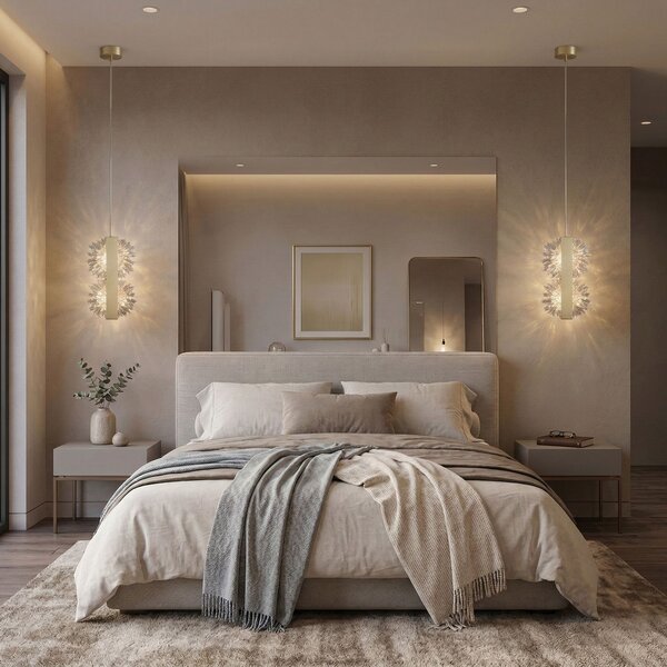 Lampă suspendată LED G148-2CP Gold Brush