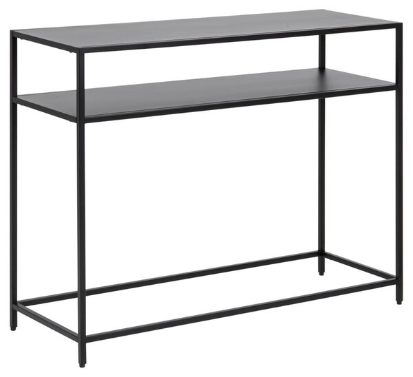 Consola Newcastle, Negru, 79x100x35 cm