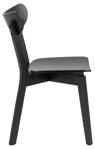 Scaun dining Roxby, Negru, 79.5x45x55 cm