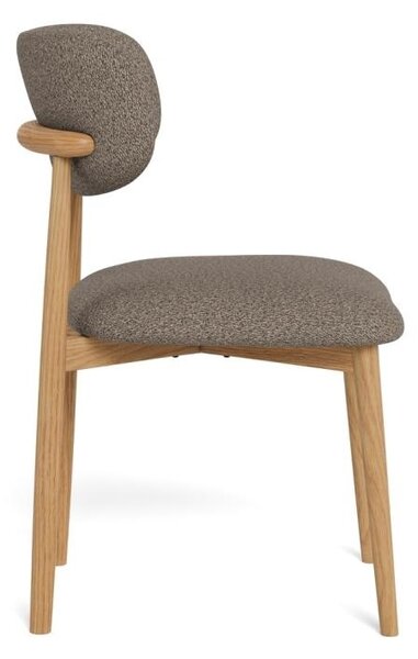 Scaun dining Absalon, Gri, 79.5x45.5x51.5 cm