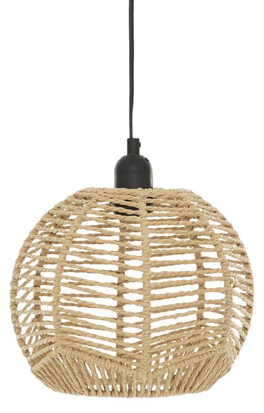 Lustra CAREN cu abajur impletit, Ø 24 cm