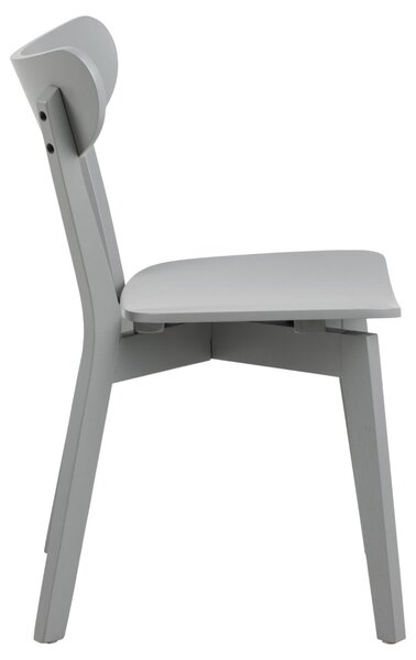 Scaun dining Roxby, Gri, 79.5x45x55 cm