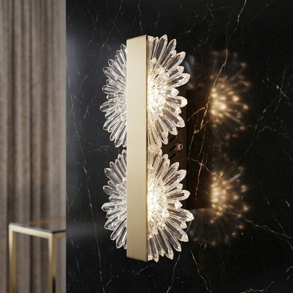 APLICĂ LED DE PERETE G147-2W GOLD BRUSH