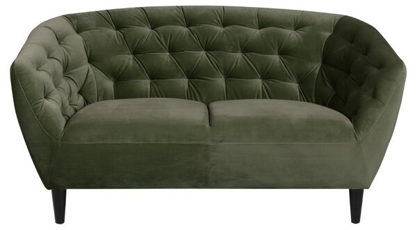 Canapea 2 locuri Ria, Verde, 78x150x84 cm