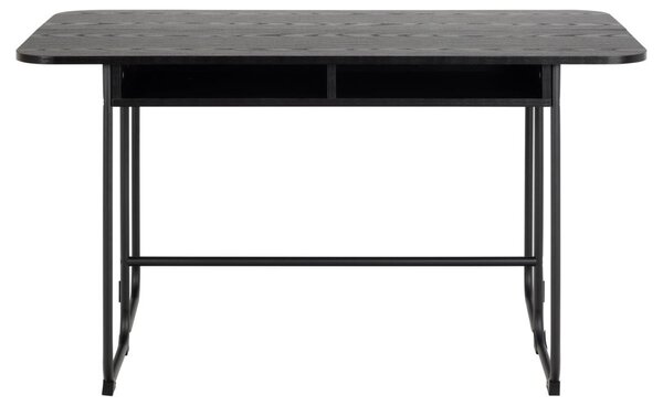 Masa dining Darlington, Negru, 77x80x140 cm
