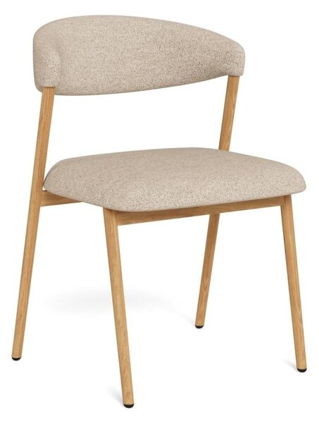 Scaun dining Larry, Bej, 78.5x53.5x53 cm