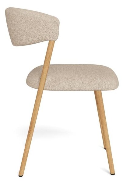 Scaun dining Larry, Bej, 78.5x53.5x53 cm