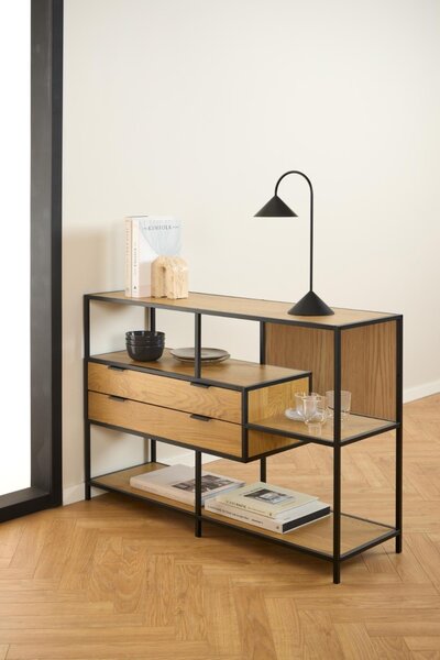 Biblioteca Seaford, Natural, 78x114x35 cm